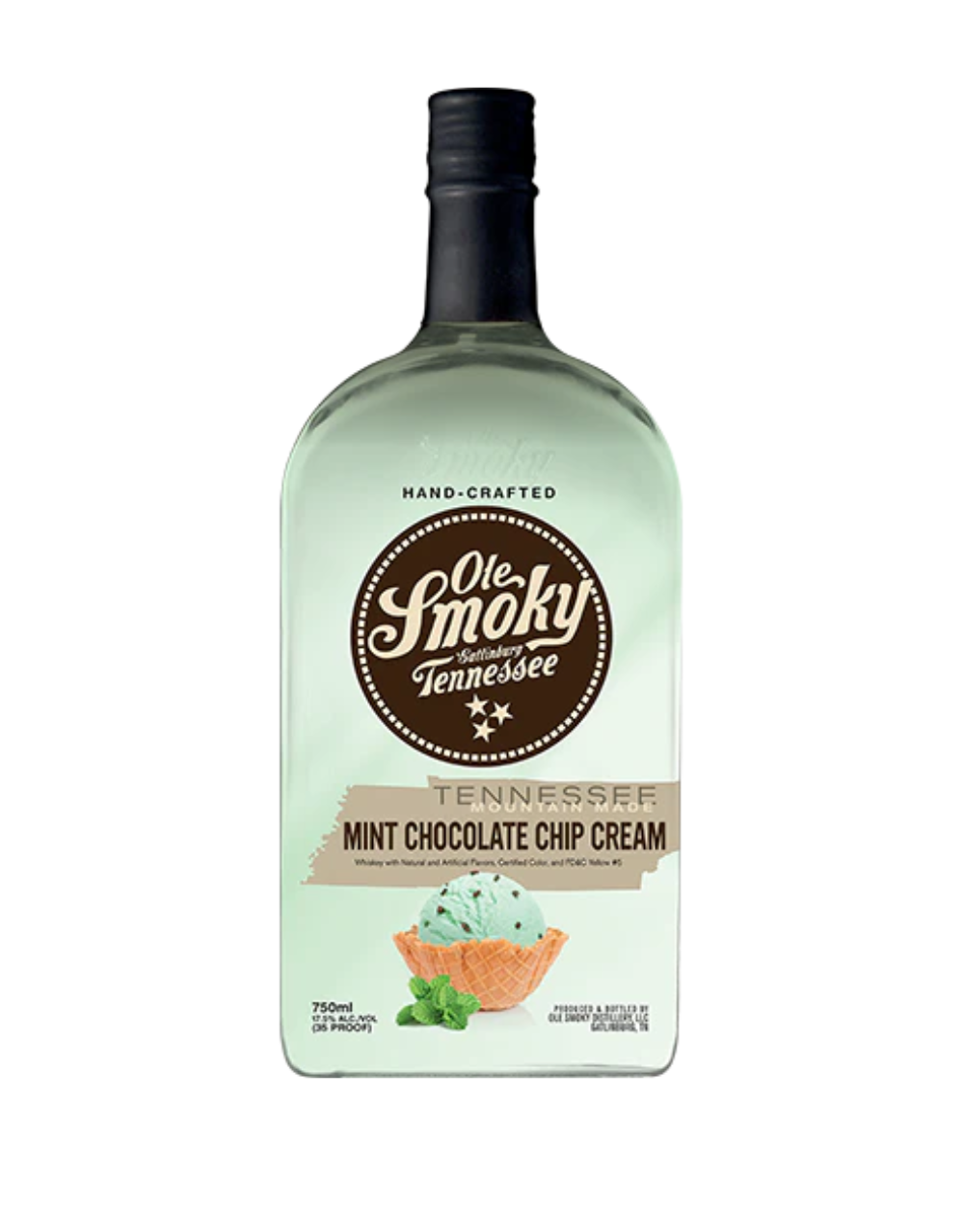 OLE SMOKY® MINT CHOCOLATE CHIP CREAM WHISKEY 750 ML