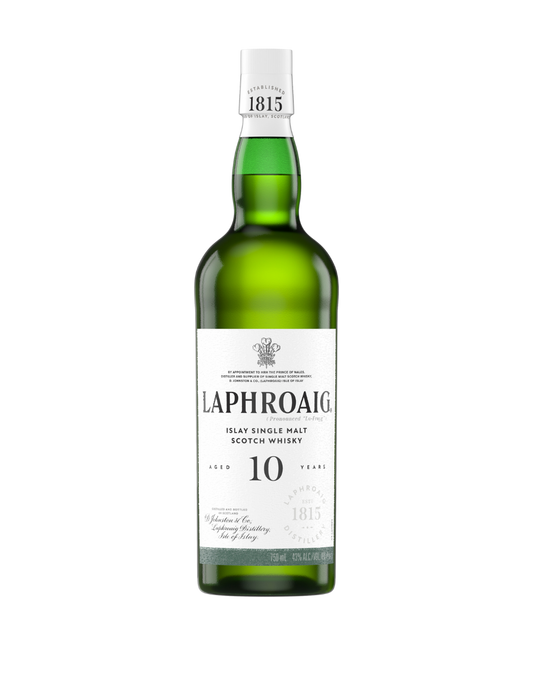 LAPHROAIG 10 YEAR OLD ISLAY SINGLE MALT SCOTCH WHISKY 750 ML