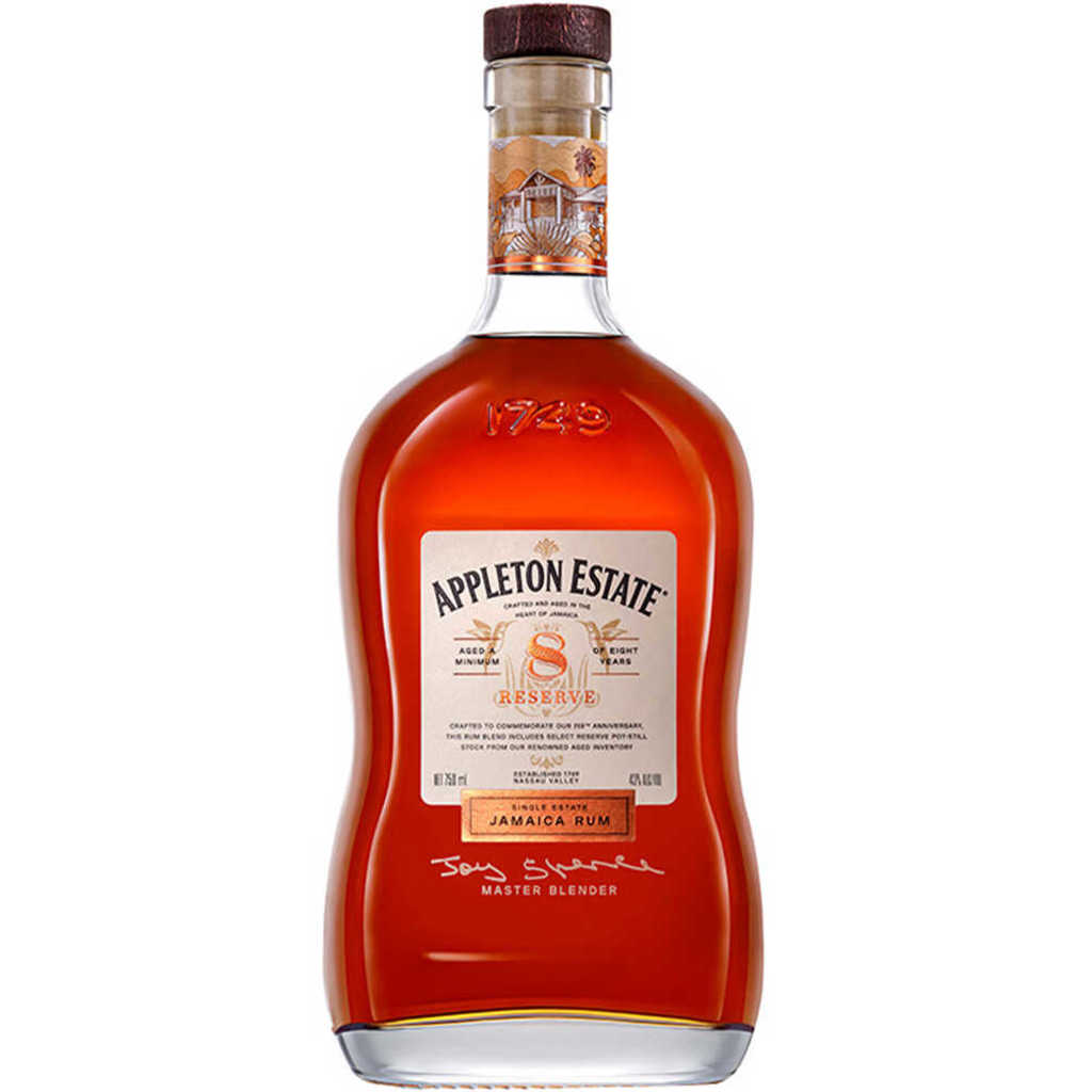 APPLETON ESTATE 8 YEAR OLD RESERVE CASKS RUM 750 ML
