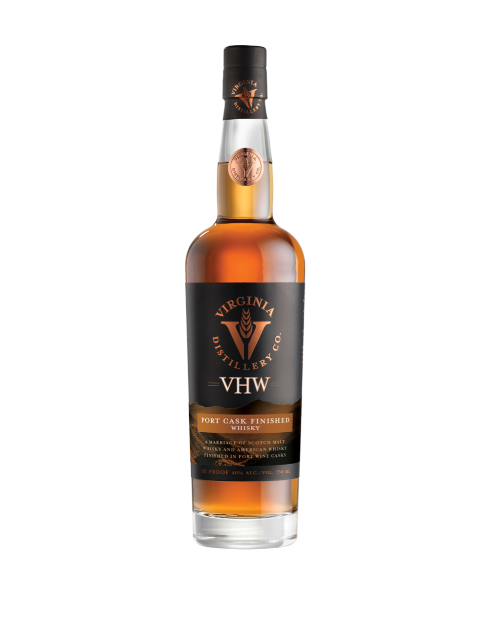 VHW PORT CASK FINISHED WHISKY 750 ML
