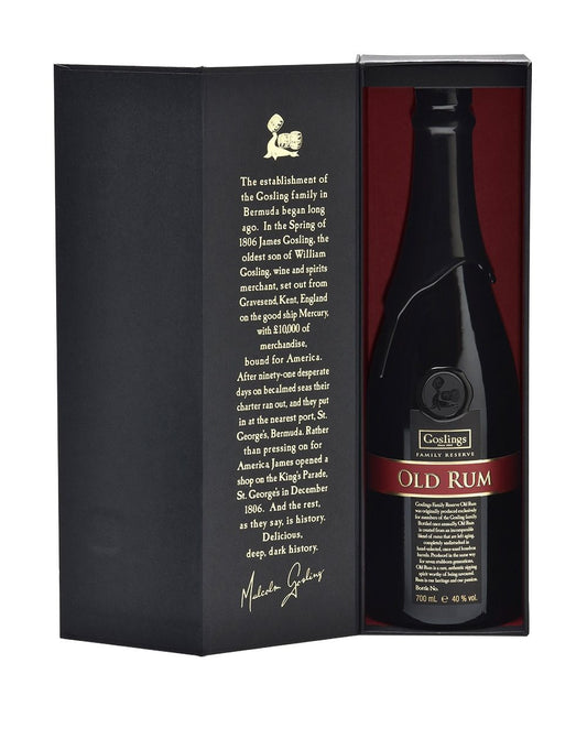 GOSLINGS FAMILY RESERVE OLD RUM 750 ML