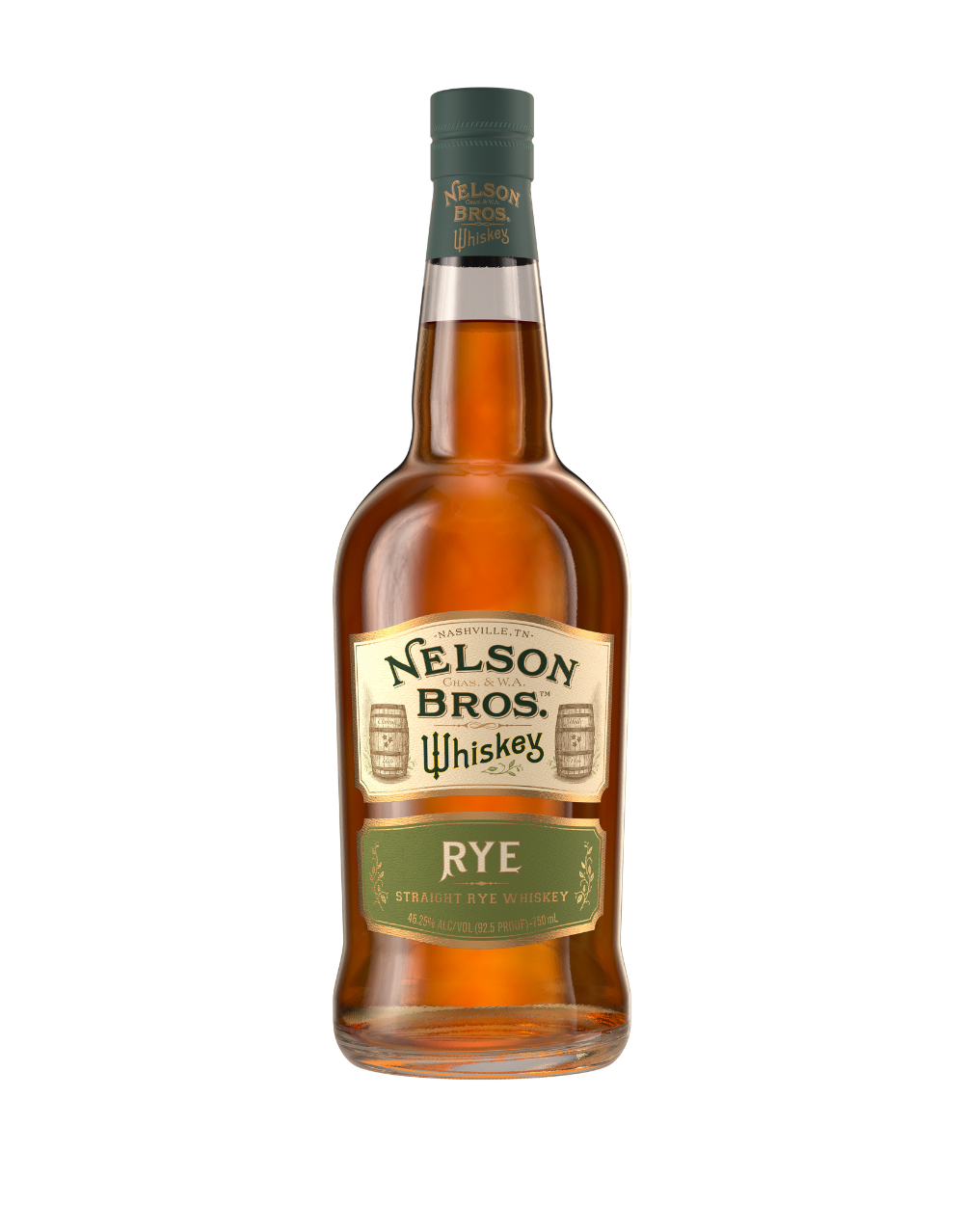 NELSON BROTHERS STRAIGHT RYE WHISKEY 750 ML