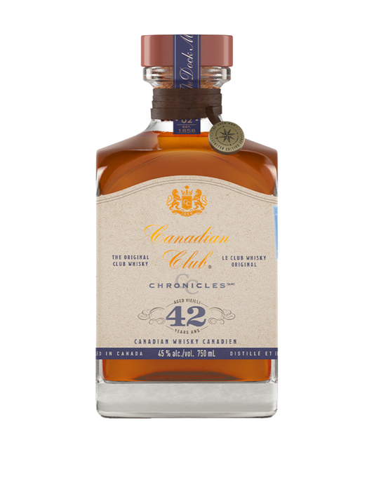 CANADIAN CLUB CHRONICLES 42 YEAR OLD CANADIAN WHISKY 750 ML