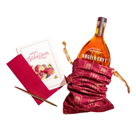 ANGEL'S ENVY VALENTINE'S DAY FLORAL GIFT SET 750 ML