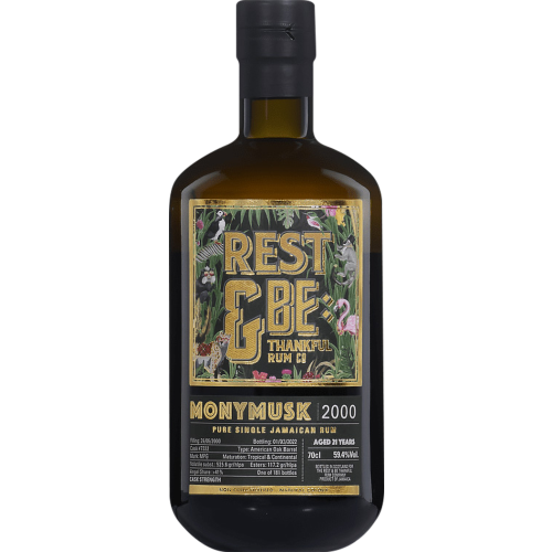 2000 Rest & Be Thankful Co. Monymusk Single Cask Rum
