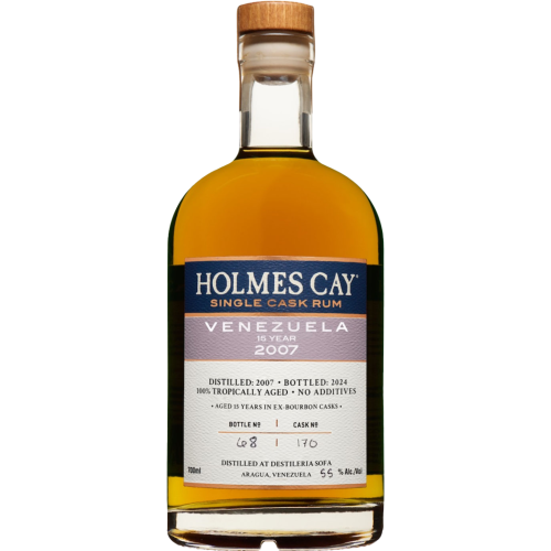 2007 Holmes Cay Destilleria Sofa 15 Year Old Single Cask Rum (700mL)