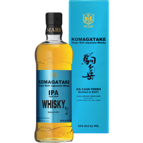 2021 Mars Komagatake IPA Cask Finish Single Malt Japanese Whisky (700mL)