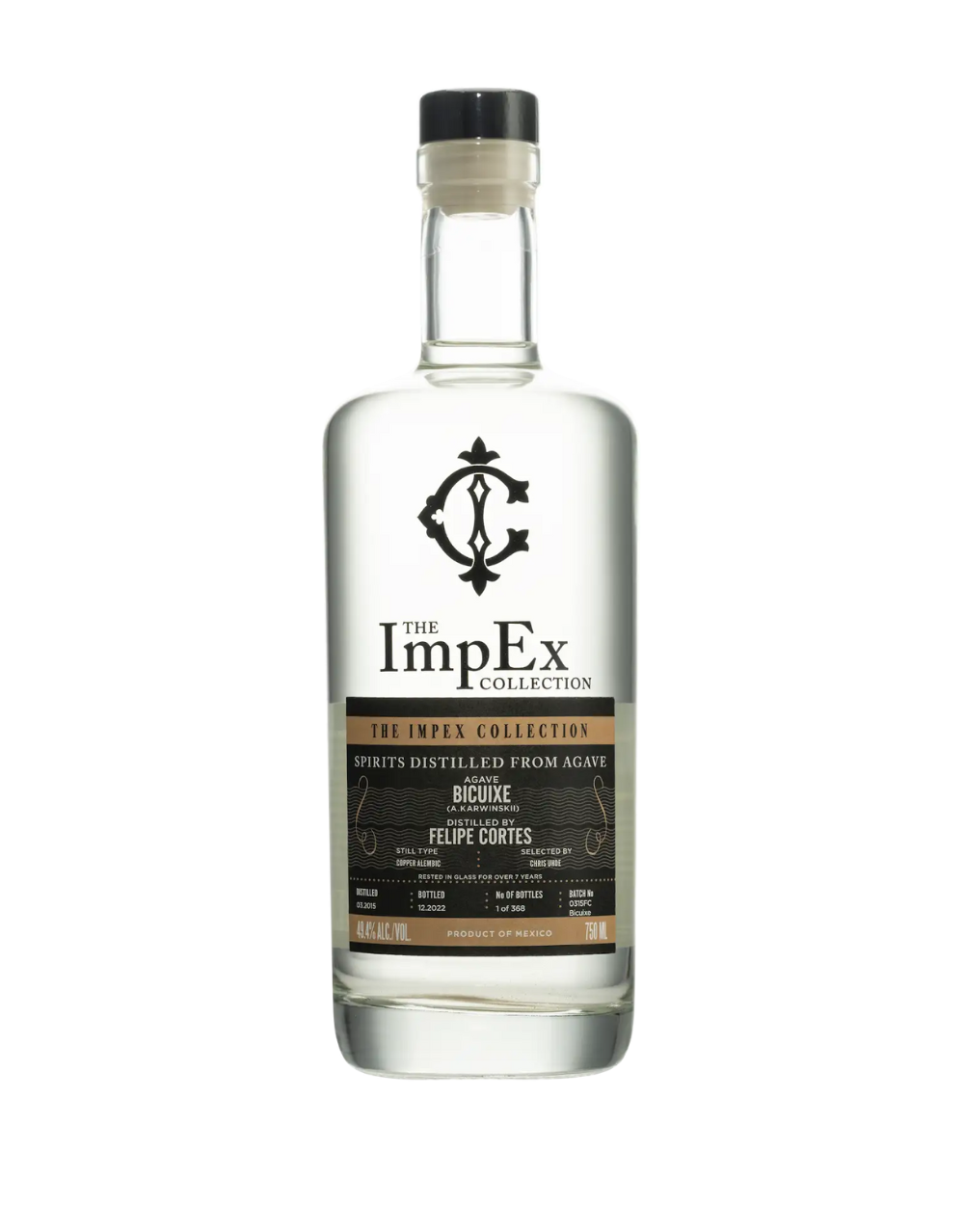 THE IMPEX COLLECTION BICUIXE FELIPE CORTES BOTCH NO. 0315FC 750 ML