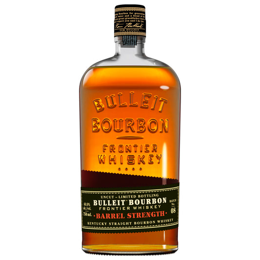 BULLEIT BARREL STRENGTH KENTUCKY STRAIGHT BOURBON WHISKEY 750 ML