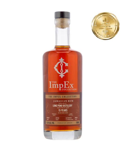 THE IMPEX COLLECTION 2007 15 YEAR OLD LONG POND RUM CASK 12 ITP RUM 750 ML