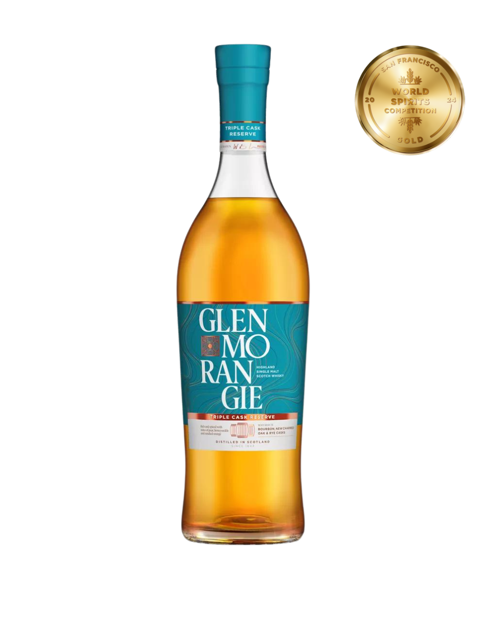 GLENMORANGIE TRIPLE CASK RESERVE SINGLE MALT SCOTCH WHISKY 750 ML