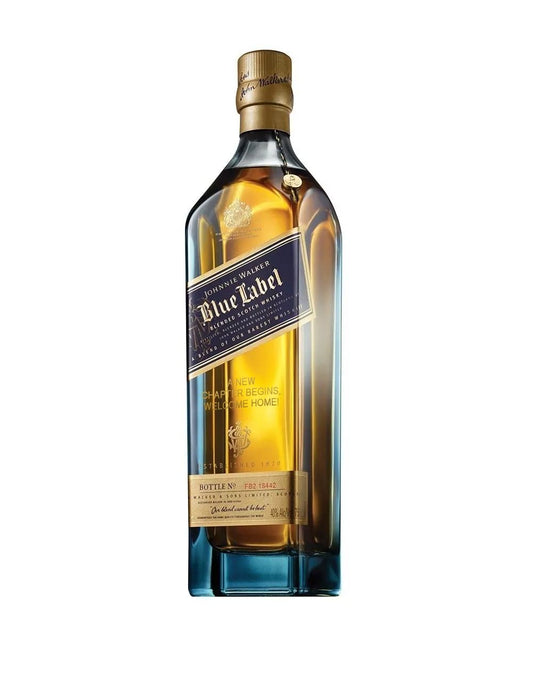 JOHNNIE WALKER BLUE LABEL® - 'TO A SUCCESSFUL NEW BUSINESS' ENGRAVED BOTTLE BLENDED SCOTCH WHISKY 750 ML