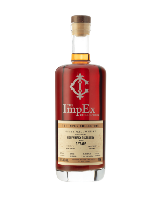 THE IMPEX COLLECTION 2018 3 YEAR OLD M&H MUSCAT WINE SINGLE CASK #2018-1069 750 ML