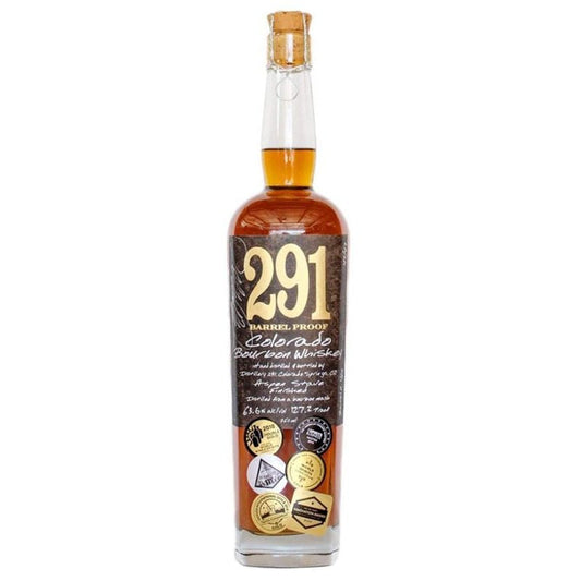 291 Barrel Proof Single Barrel Colorado Bourbon Whiskey 750ml
