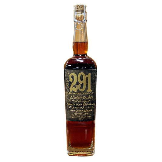 291 Colorado Barrel Proof Finished with Aspen Wood Staves Rye Whiskey 750ml