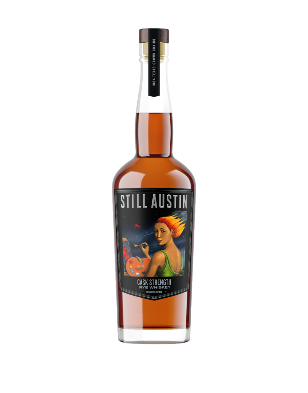 STILL AUSTIN CASK STRENGTH RYE WHISKEY 750 ML