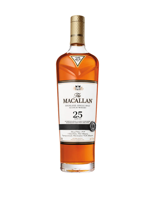 THE MACALLAN SHERRY OAK 25 YEARS OLD SINGLE MALT WHISKY 750 ML