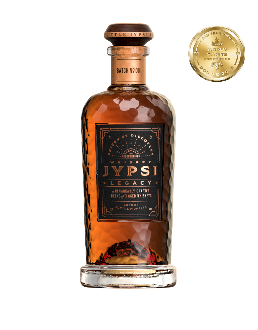 WHISKEY JYPSI â„¢ LEGACY BATCH 001, "THE JOURNEY" 750 ML