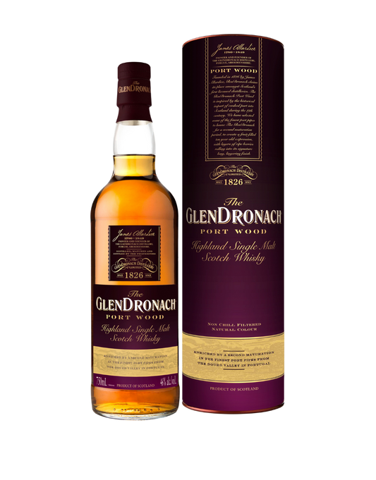 THE GLENDRONACH SINGLE MALT SCOTCH WHISKY PORTWOOD 750 ML