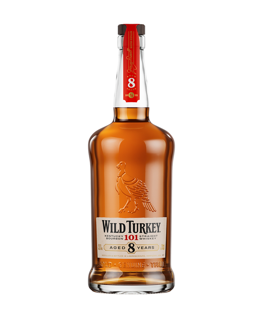 WILD TURKEY 101 8 YEAR OLD BOURBON WHISKEY 750 ML