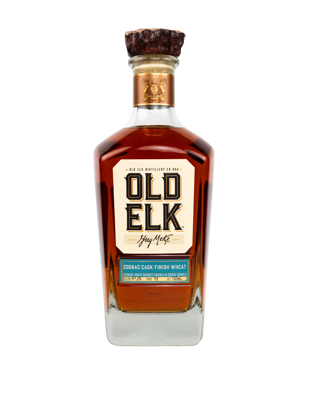 OLD ELK COGNAC CASK FINISH STRAIGHT WHEAT WHISKEY 750 ML