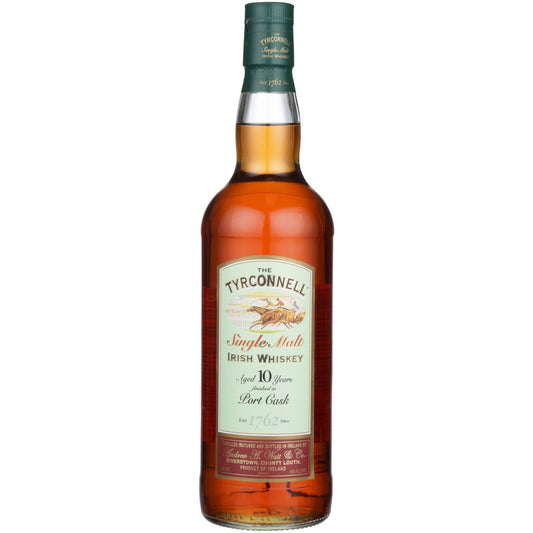 THE TYRCONNELL® 10 YEAR SINGLE MALT IRISH WHISKEY, PORT CASK FINISH 750 ML