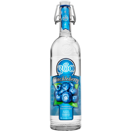 360 Huckleberry Flavoured Vodka (1L)