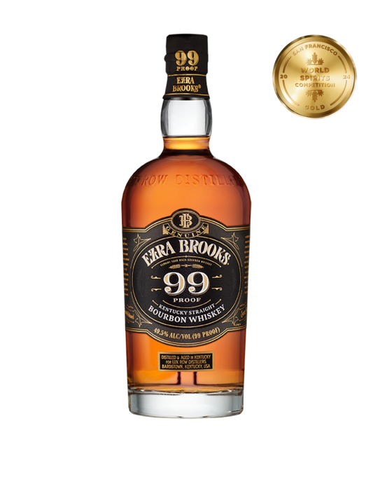 EZRA BROOKS 99 KENTUCKY STRAIGHT BOURBON WHISKEY 750 ML
