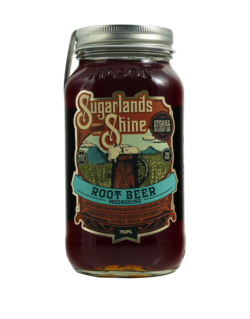 SUGARLANDS ROOT BEER MOONSHINE 750 ML