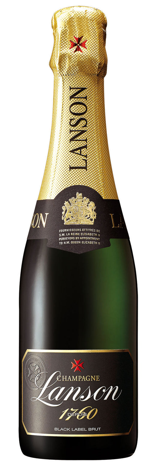 Lanson Le Black Label Brut (375ML half-bottle) Front Bottle Shot