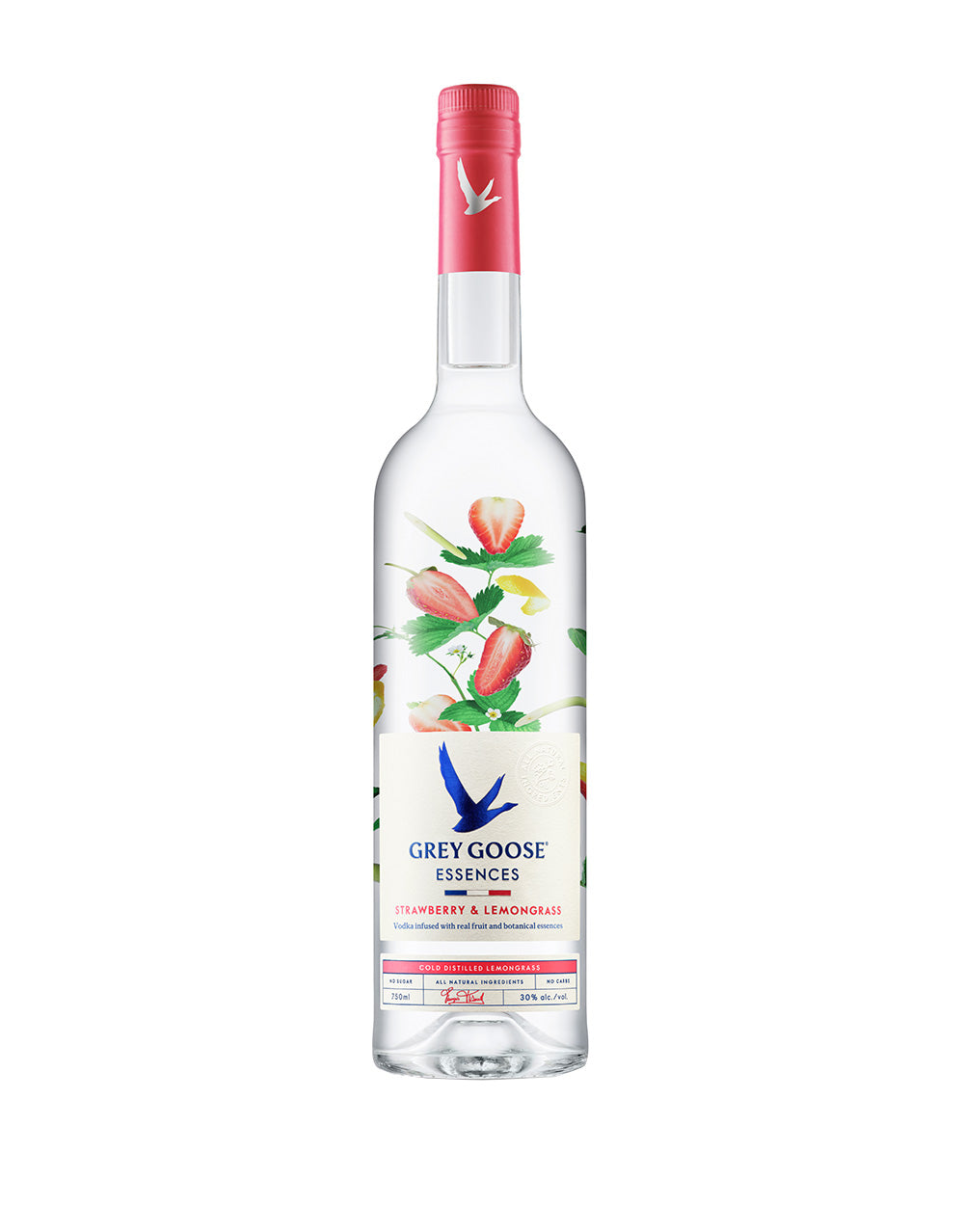 GREY GOOSEÂ® ESSENCES STRAWBERRY AND LEMONGRASS FLAVORED VODKA