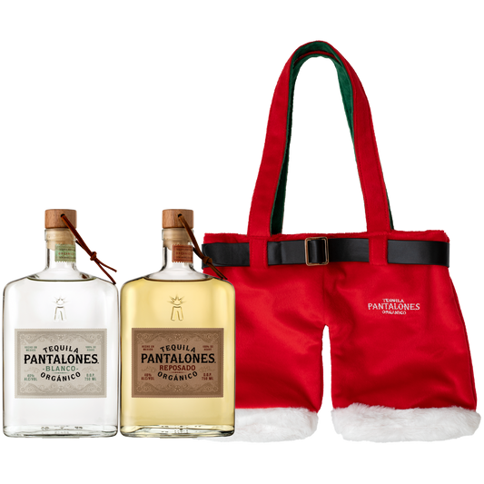 PANTALONES SANTA PANTS BOTTLE BAG BUNDLE - BLANCO & REPOSADO 750 ML