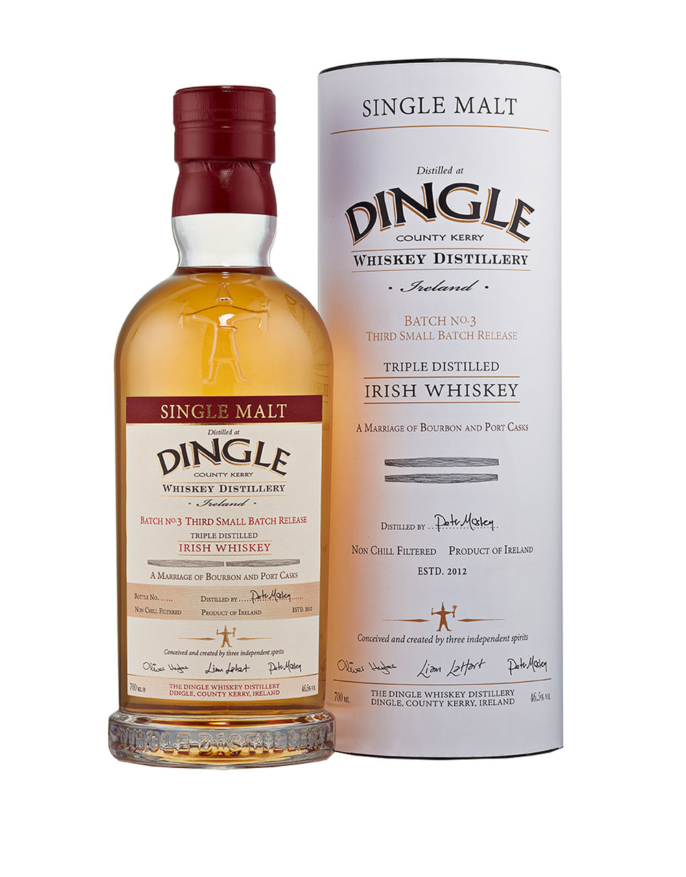 DINGLE SINGLE MALT IRISH WHISKEY BATCH NO. 3 750 ML