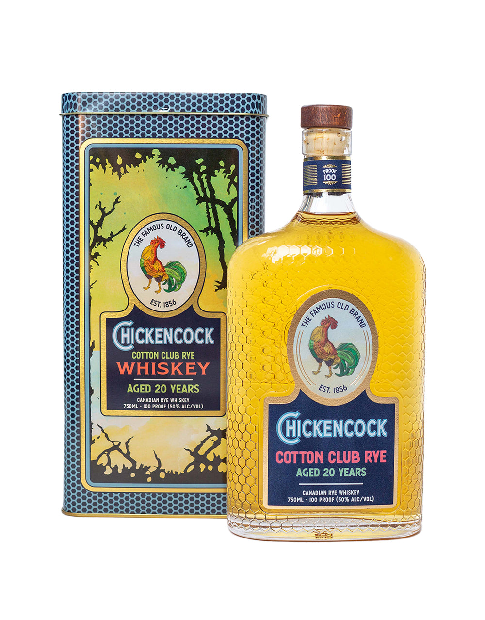 CHICKEN COCK COTTON CLUB 20 YEAR OLD RYE 750 ML