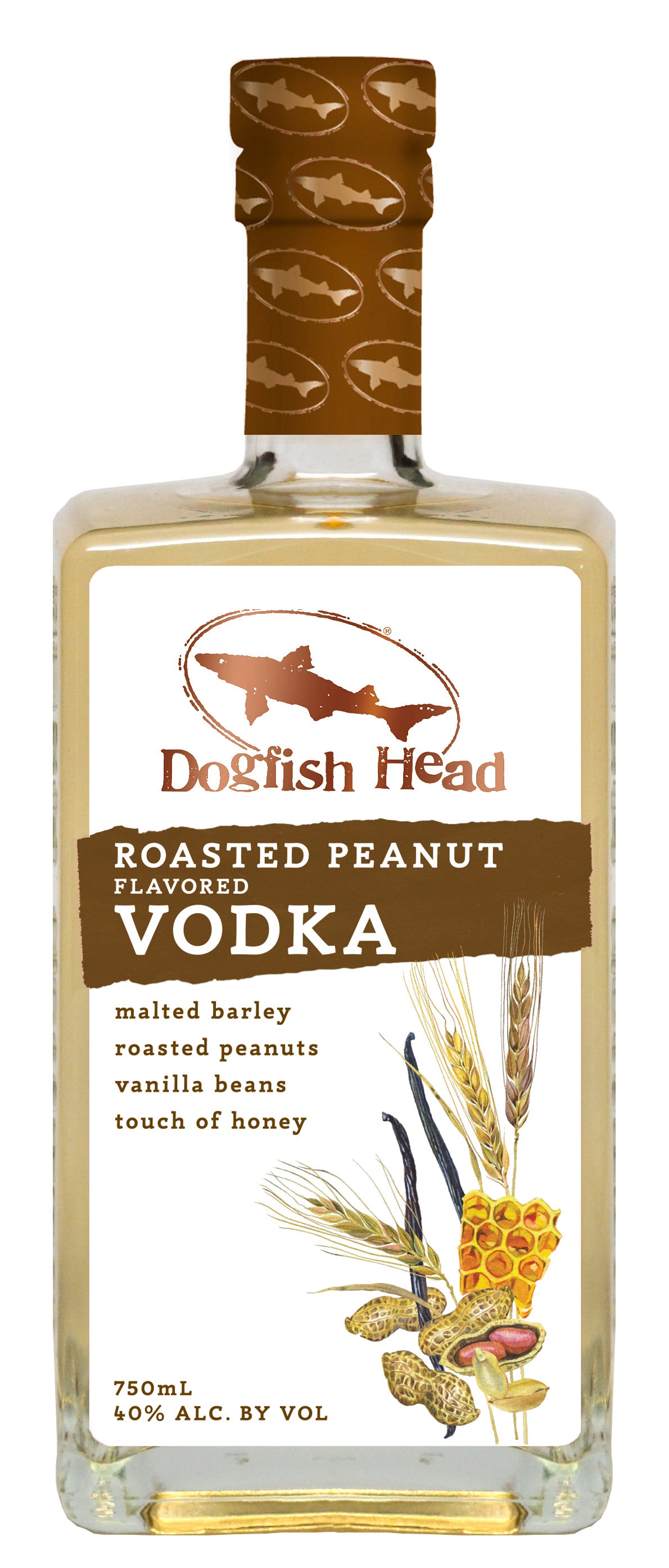 DOGFISH HEAD SPIRITS ROASTED PEANUT VODKA 750 ML