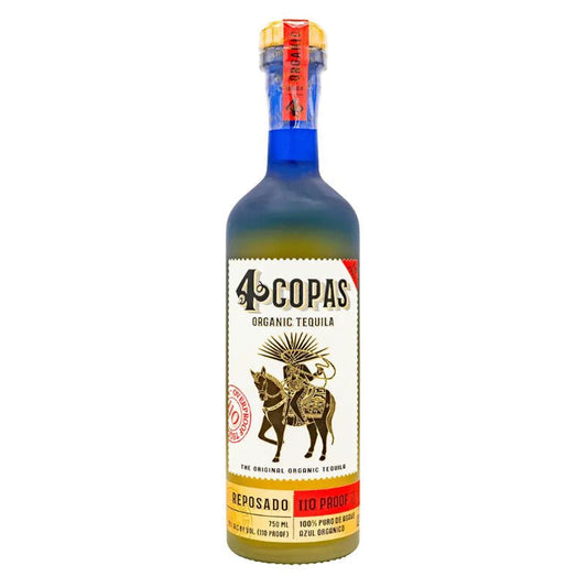 4 Copas 110 Proof Reposado Tequila 750ml