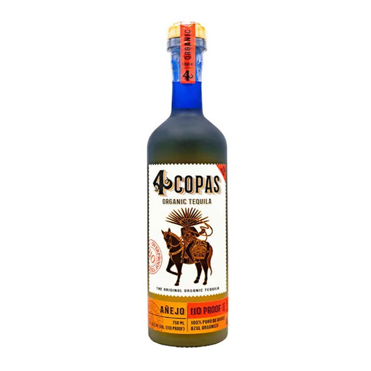 4 Copas Anejo 110 Proof Tequila 750ml