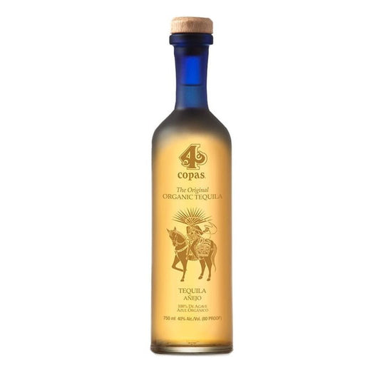 4 Copas Anejo Organic Tequila 750ml