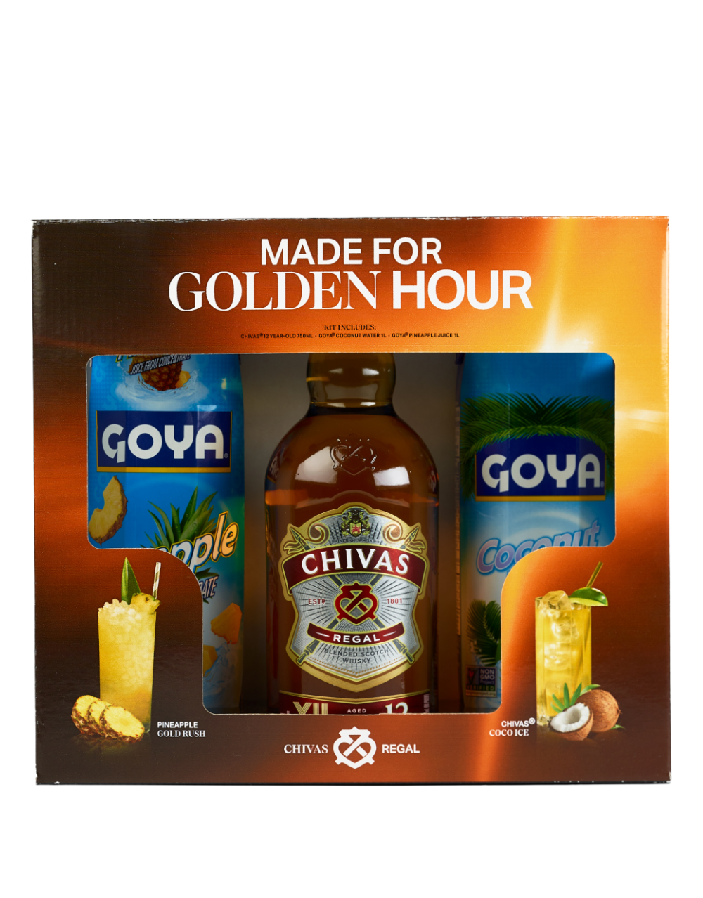 CHIVAS X GOYA SUMMER STARTER PACK 750 ML