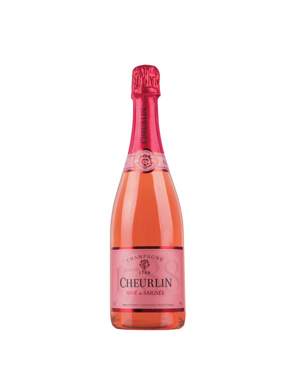 CHEURLIN 'ROSE DE SAIGNEE' CHAMPAGNE 750 ML