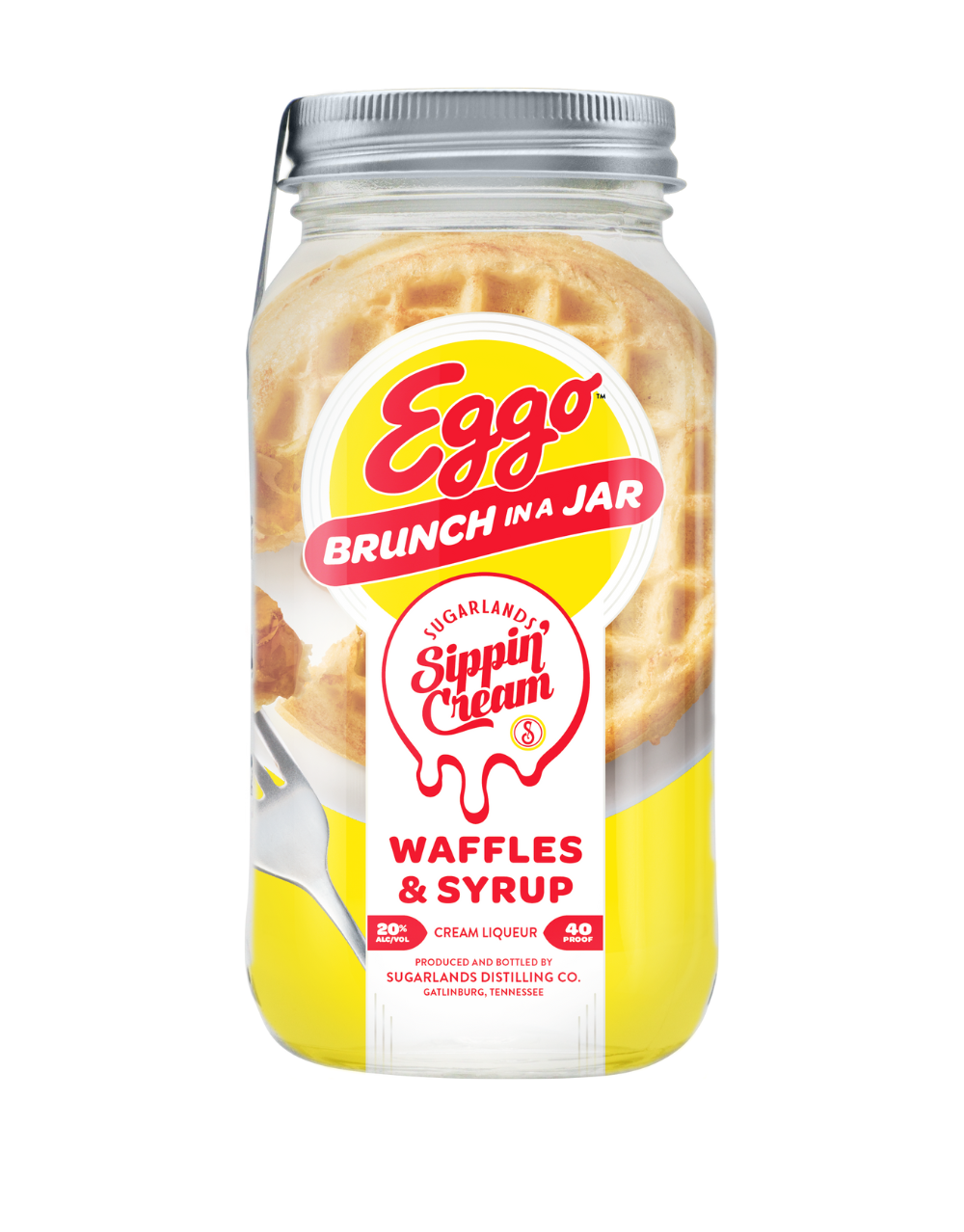 EGGO BRUNCH IN A JAR WAFFLES & SYRUP CREAM LIQUEUR 750 ML