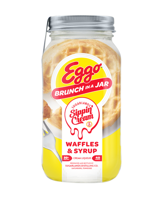 EGGO BRUNCH IN A JAR WAFFLES & SYRUP CREAM LIQUEUR 750 ML