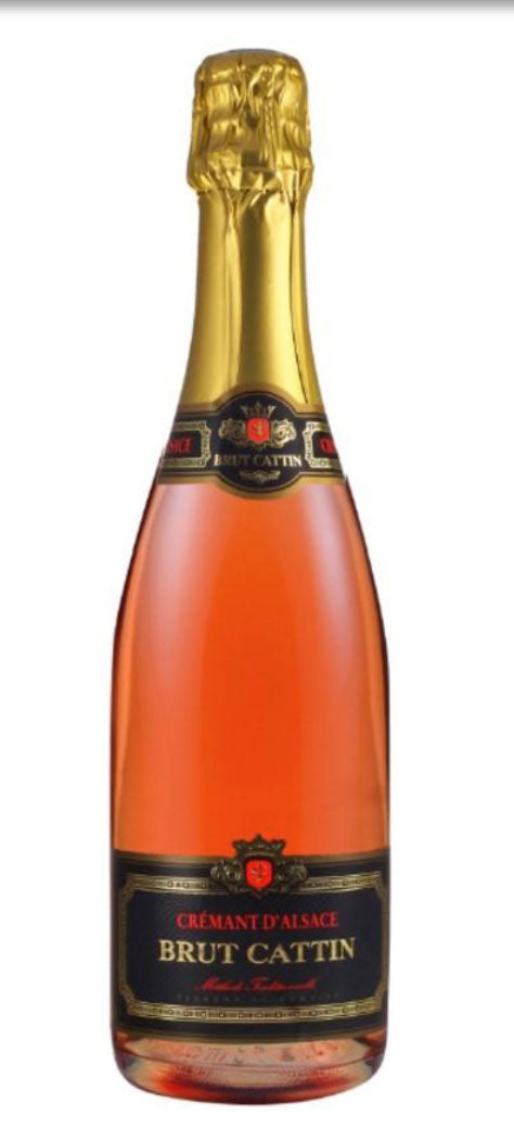 Joseph Cattin Cremant d'Alsace Rose Front Bottle Shot