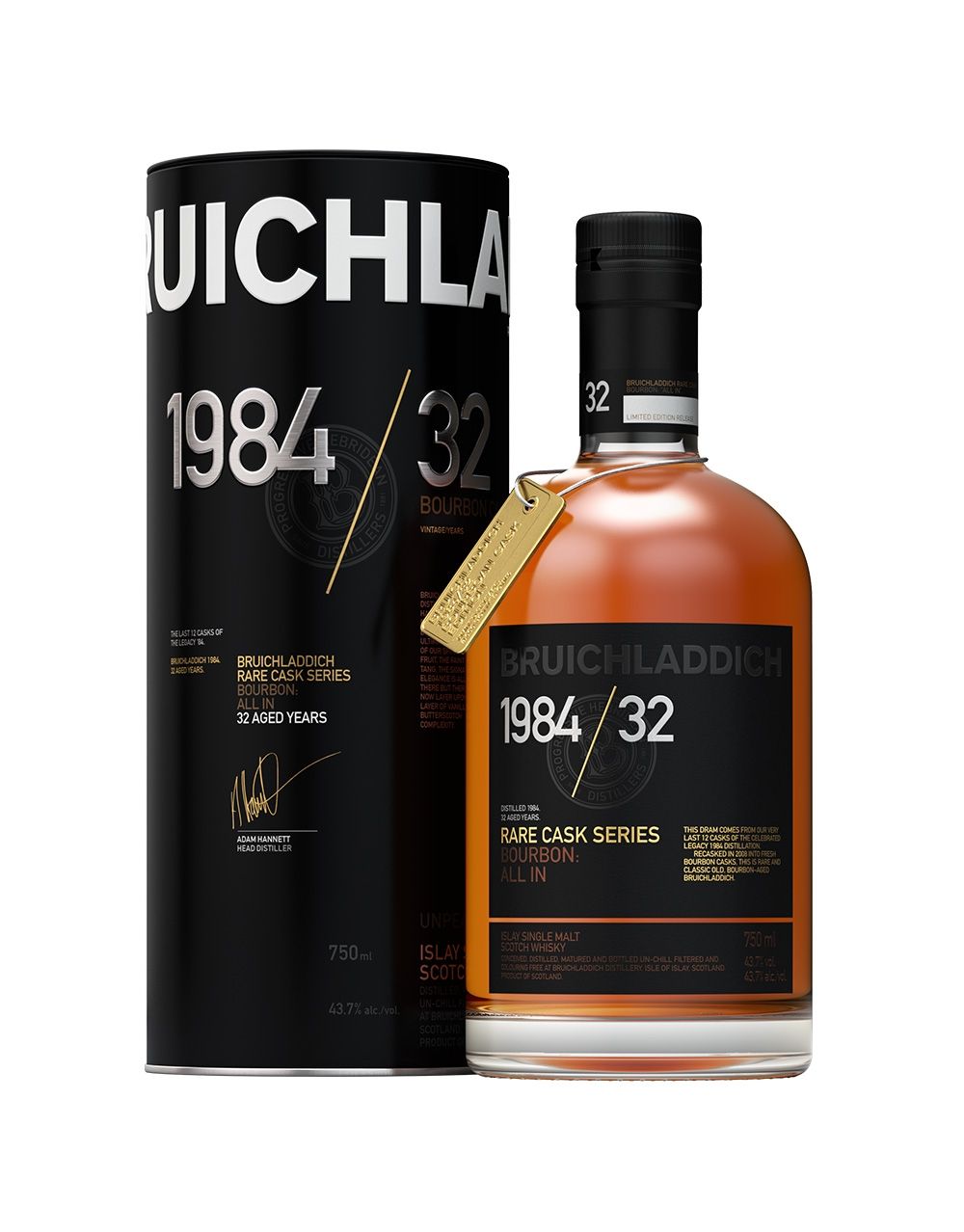 BRUICHLADDICH® RARE CASK SERIES 1984 / 32 SINGLE MALT WHISKEY 750 ML