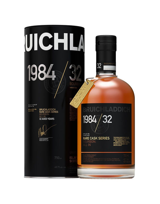 BRUICHLADDICH® RARE CASK SERIES 1984 / 32 SINGLE MALT WHISKEY 750 ML