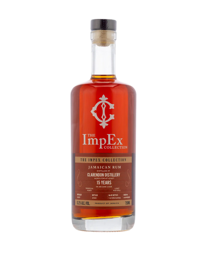 THE IMPEX COLLECTION 2007 15 YEAR OLD CLARENDON RUM SINGLE CASK #644 MBKB 750 ML