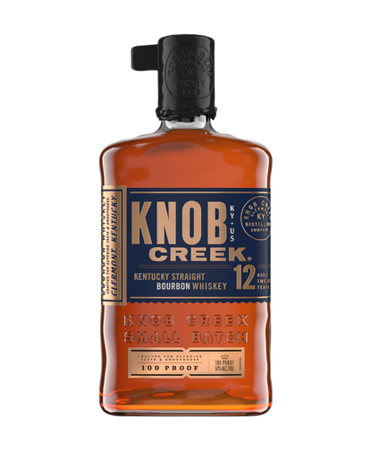 KNOB CREEK 12 YEAR OLD BOURBON WHISKEY