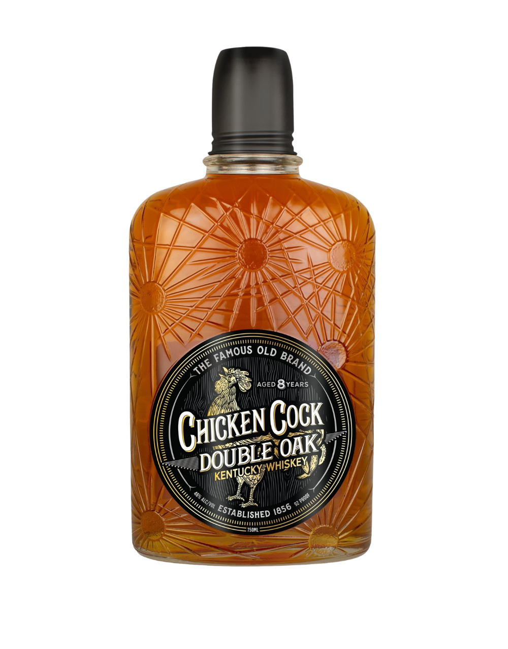 CHICKEN COCK WHISKEY DOUBLE OAK 750 ML