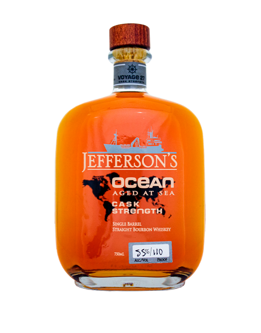 JEFFERSON'S OCEAN AGED CASK STRENGTH BOURBON S1B48 750 ML