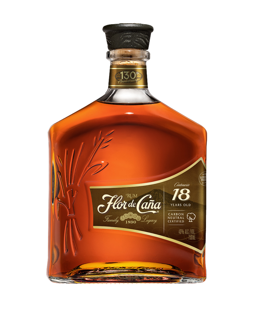 FLOR DE CAÑA 18 YEAR RUM 750 ML